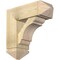 Ekena Millwork Olympic Arts and Crafts Rough Sawn Bracket w/ Offset Brace, Douglas Fir, 8"W x 22"D x 22"H BKT0806X22X22OLY03RDF - alternate 1
